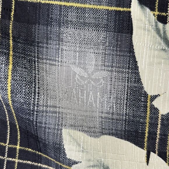 Tommy Bahama Shirt Mens XL Black Silk Hawaiian Pineapple Camp Aloha Short Sleeve - Picture 10 of 16